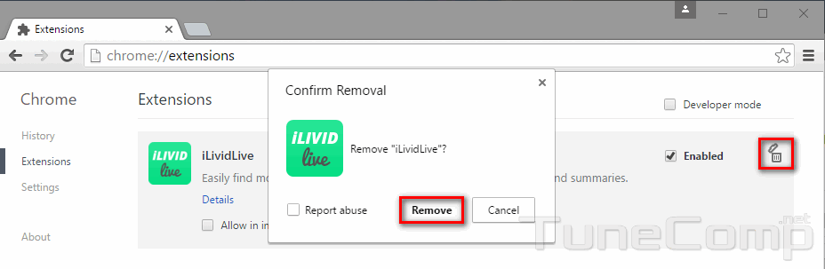 ilividlive-com-extension-delete