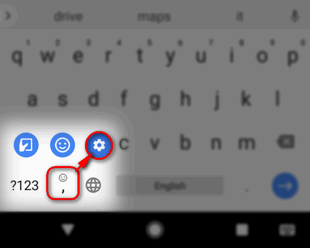 Google Keyboard settings