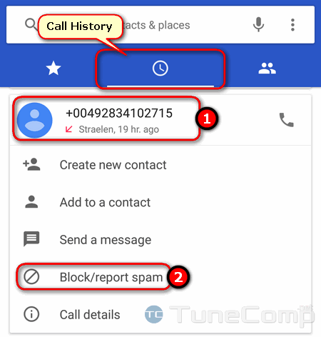 block phone number on Google Pixel
