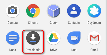 downloads app android nougat