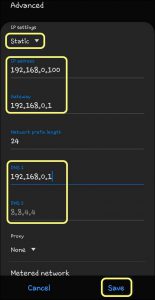 How to Set a Static IP-Address for Wi-Fi on Android 10, 9, 8