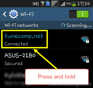 Wireless network name