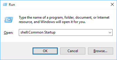 add program to run at startup windows 10