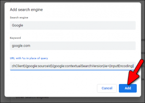 How to Restore Google Search Engine in Chrome