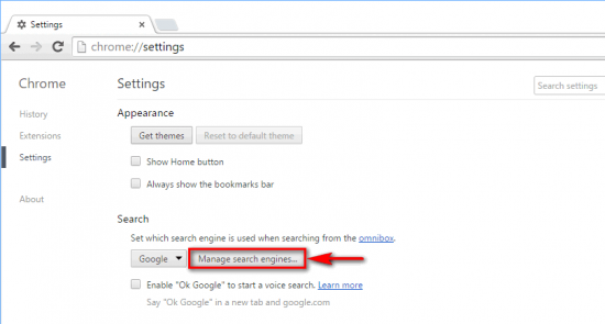 How to Restore Google Search Engine in Chrome