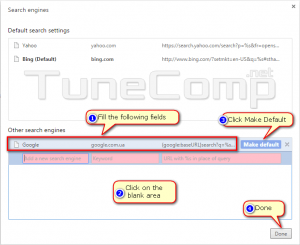 How to Restore Google Search Engine in Chrome