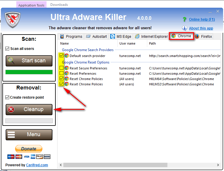 how to uninstall ultra adware killer