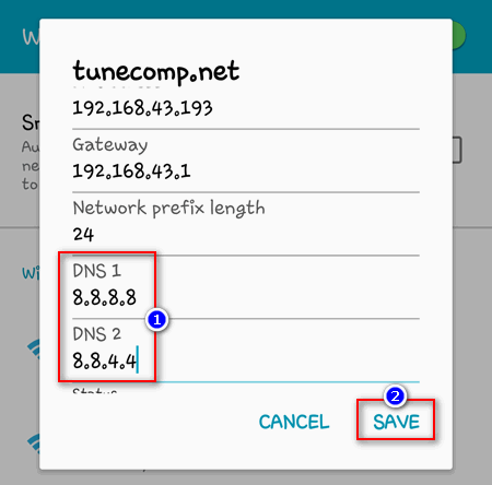 switch to Google DNS to fix ERR_NAME_NOT_RESOLVED