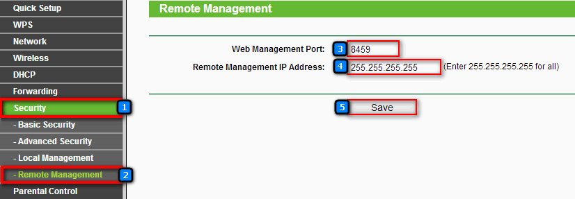 How to access the router remotely from anywhere