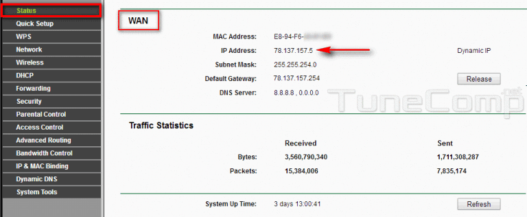 How to access the router remotely from anywhere