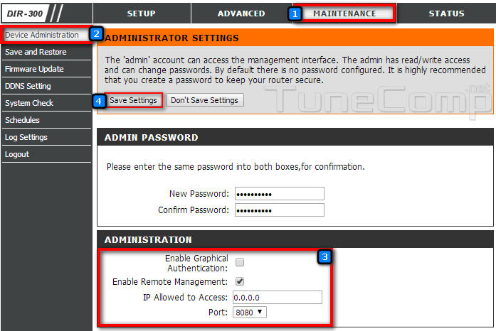 How to access the router remotely from anywhere