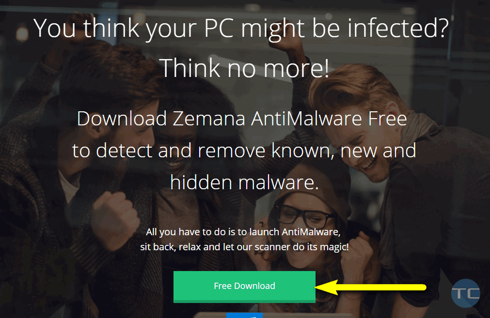 zemana antimalware free does not download