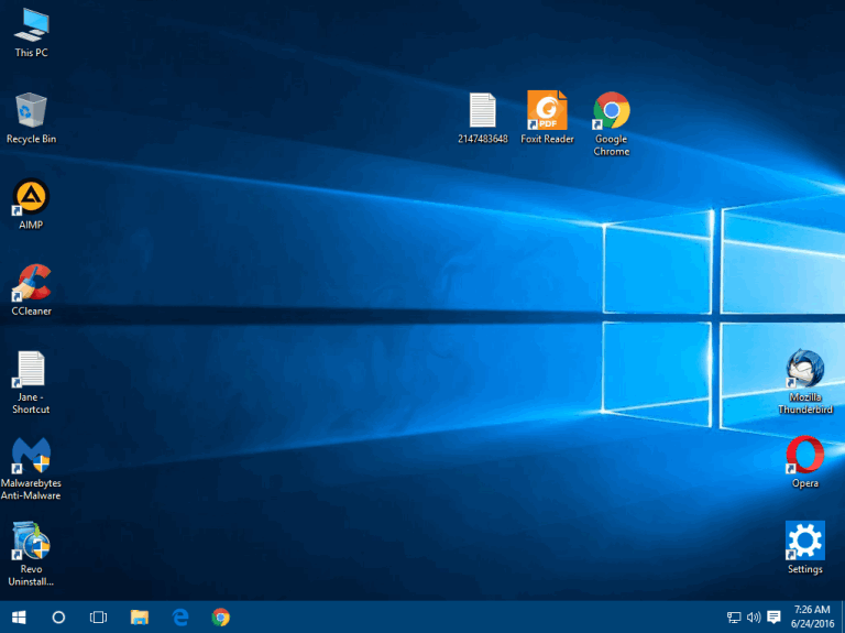 How to undo 'auto arrange icons' in Windows and restore the previous
