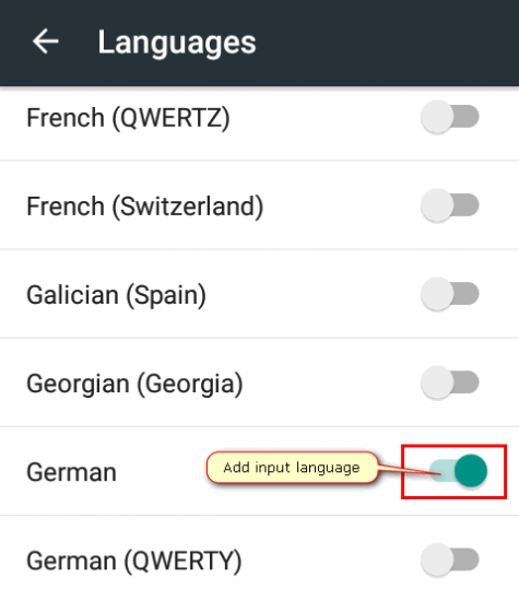 How to Add Another Input Language on Android or Remove Keyboard Language