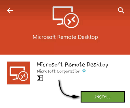 microsoft remote desktop connection to android