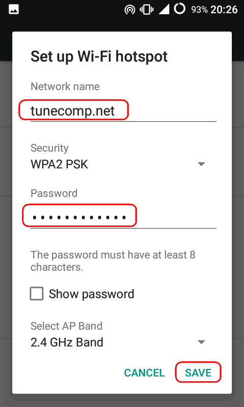 How To Set Up A Wi Fi Hotspot On Android 11 10 9 8 7 5520