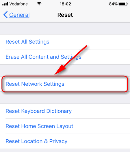 fix ERR_NAME_NOT_RESOLVED on iPhone iOS 11.3