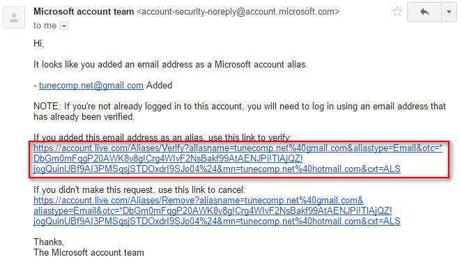 change email on my microsoft account