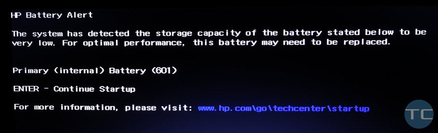 worn out battery hp laptop