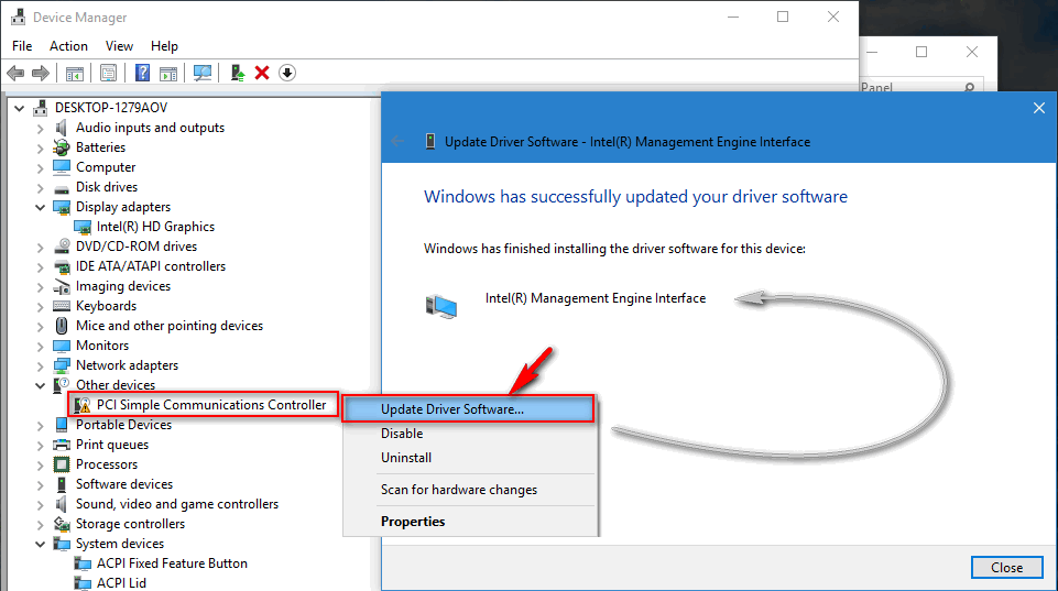 windows 7 pci simple communications controller