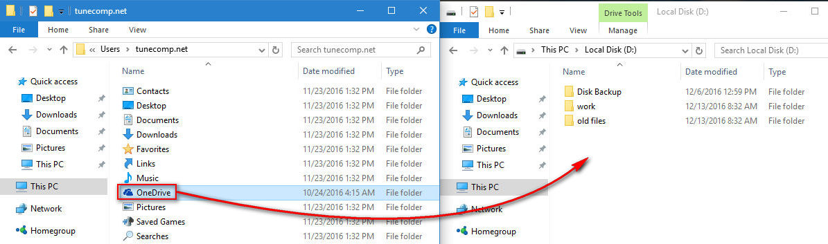 how-to-move-the-onedrive-folder-in-windows-10