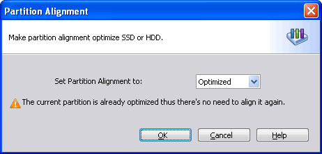 no alignment needed
