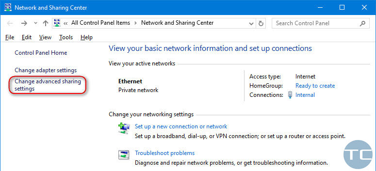 windows 10 home network file sharing