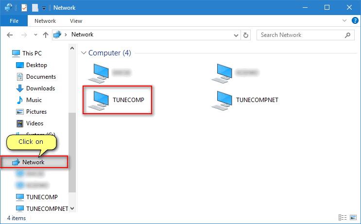 turn on network discovery in Windows 10