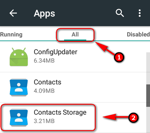sync all contacts to google android