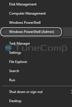 powershell as admin