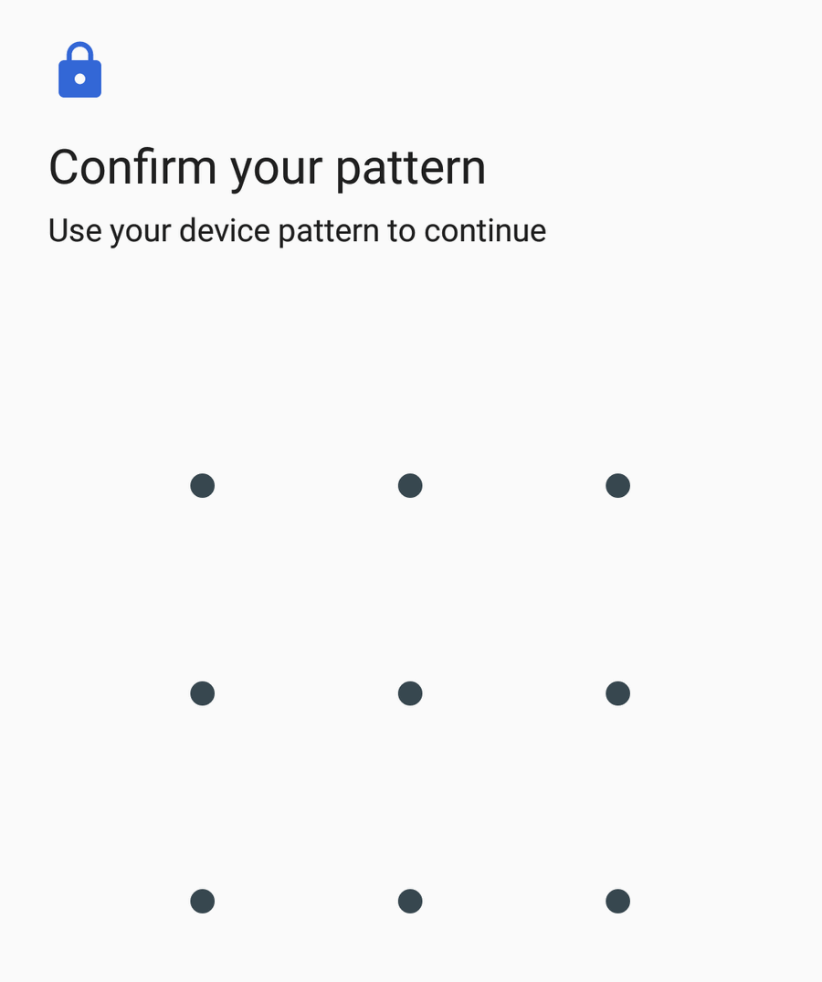 confirm reset Android 8