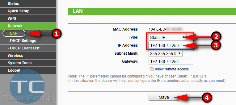 wifi repeater ip address conflict