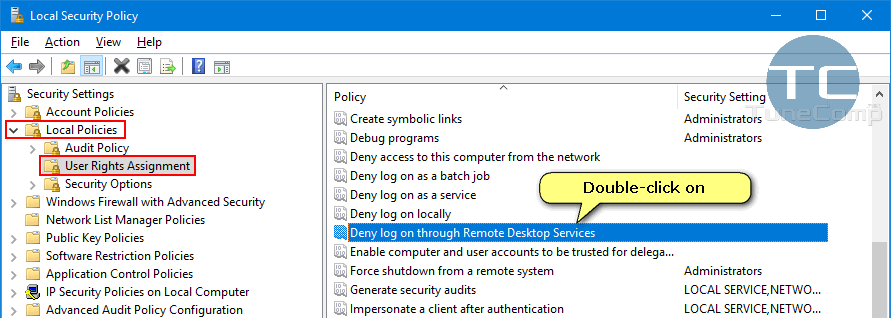 how to block administrator remote access