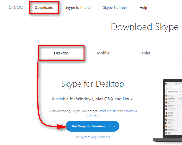 Free skype download for windows 8