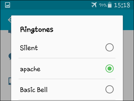 ringtone detected Galaxy S4