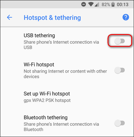 Use Android Phone as USB Wi-Fi or LTE Modem for Windows PC