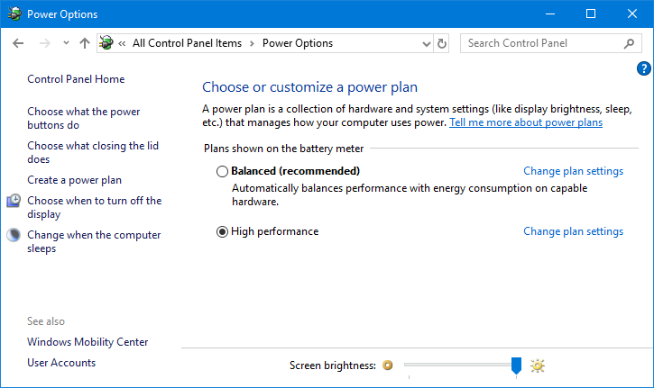 How to Boost Your Laptop Performance by Switching Power Management Option to High Performance in 