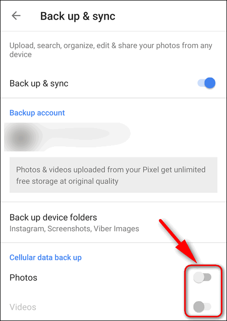 google photos backup startup