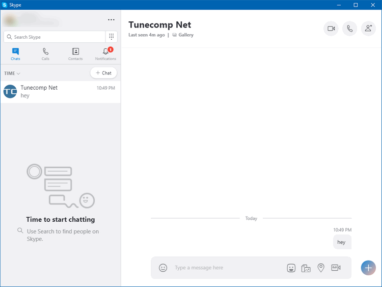 skype for business email conversation history folder