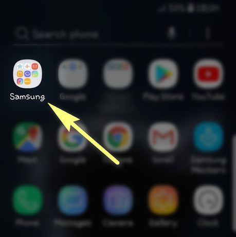 samsung apps in app drawer