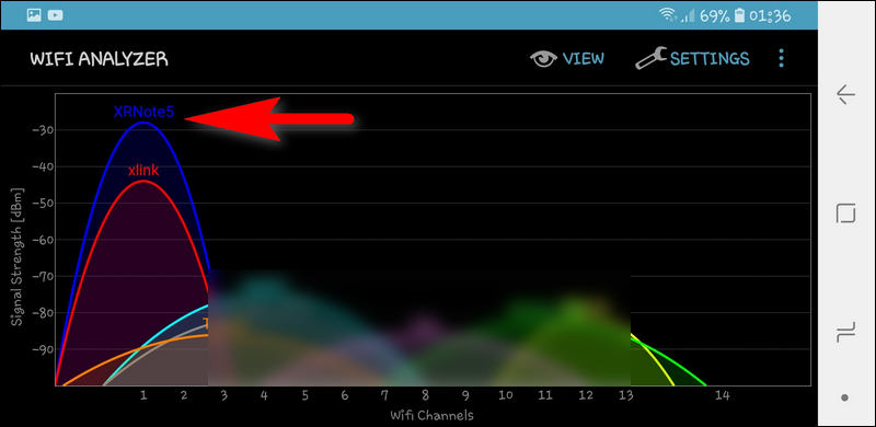 Wi-Fi hotspot 2.4 GHz