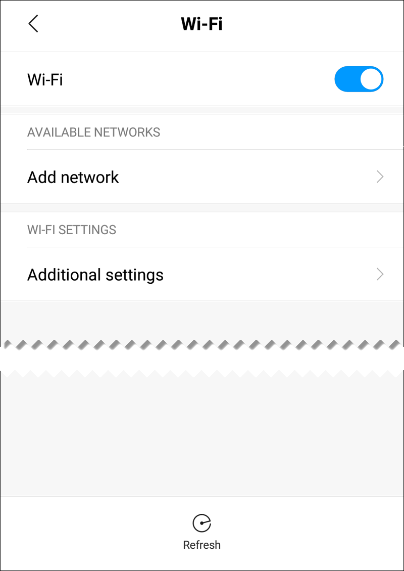 wi-fi not working no wi-fi networks available Xiaomi