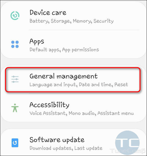 Samsung Settings Android 9