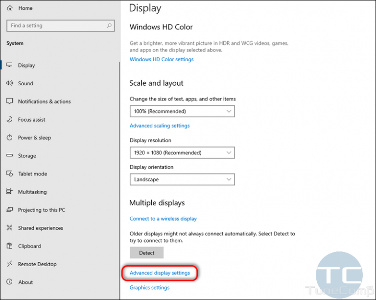 how to check video card size on windows 10