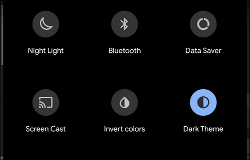 android dark mode theme