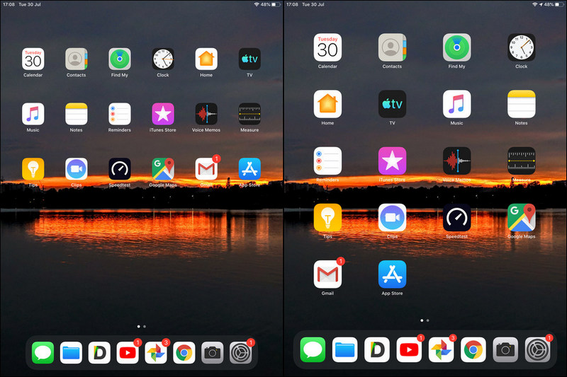 change app icons size iPad iOS 13