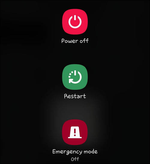 Power off, Restart, Emergency mode Galaxy Note 10