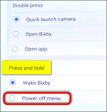 power button instead of bixby Note 10
