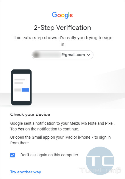 Verify your device 