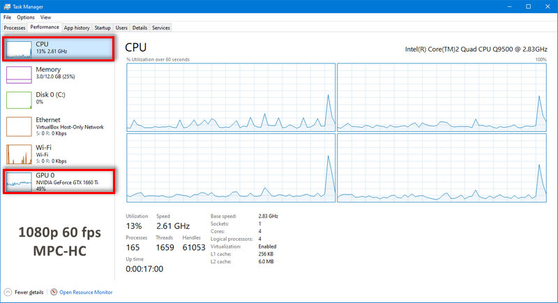 1080p 60 FPS MPC-HC